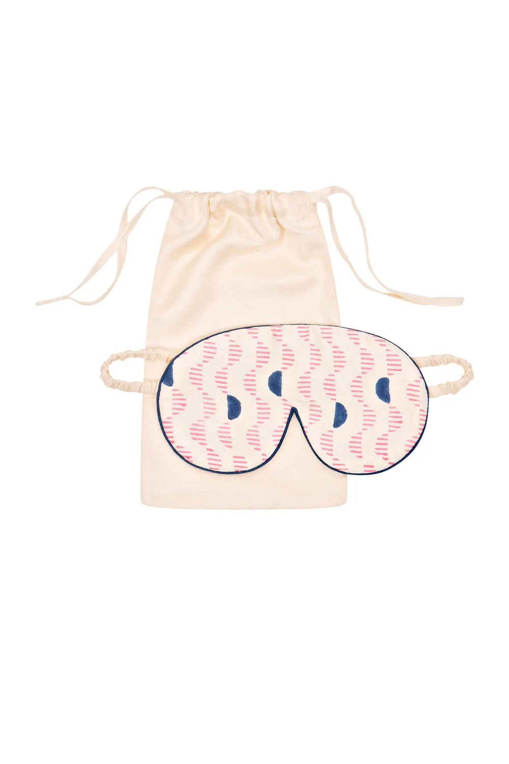 Mulberry Silk Eye Mask - Kochi Pink