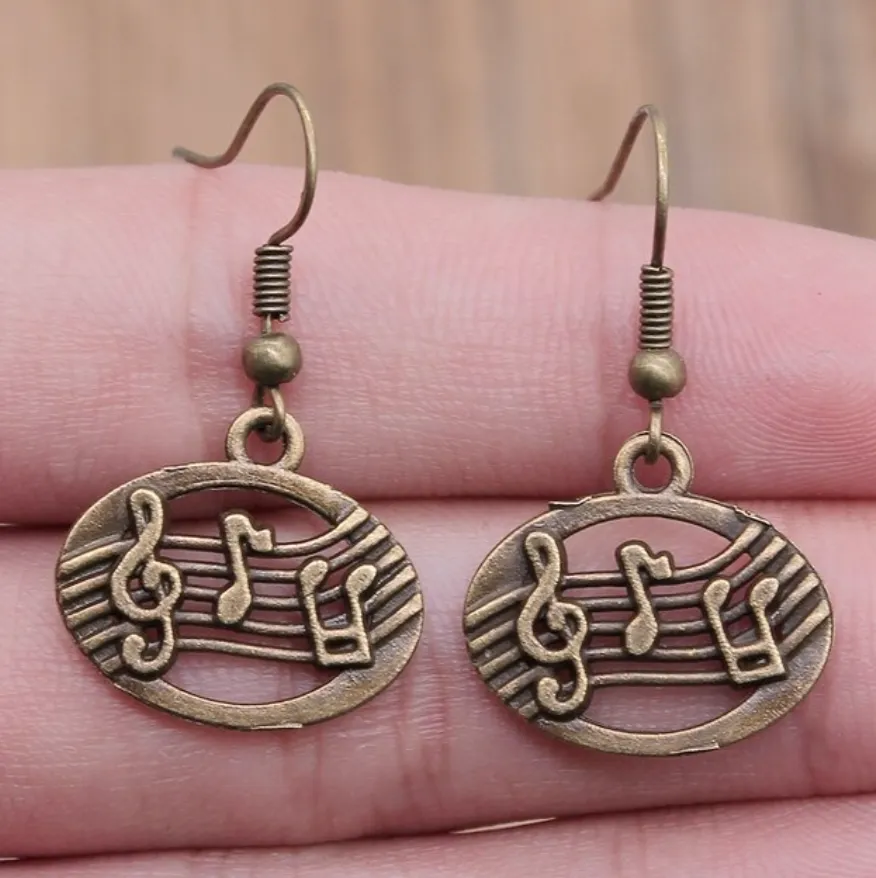 Musical Instrument Earrings - Musician Earrings, Band Earrings, Microphone Earrings, Guitar Earrings, Music Earrings, Musical Notes, Drummer