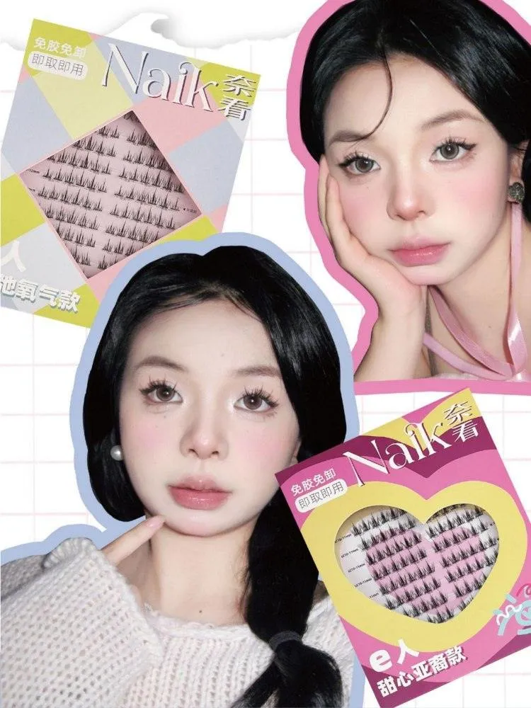 Naik Glue Free False Eyelashes Natural Look NK003