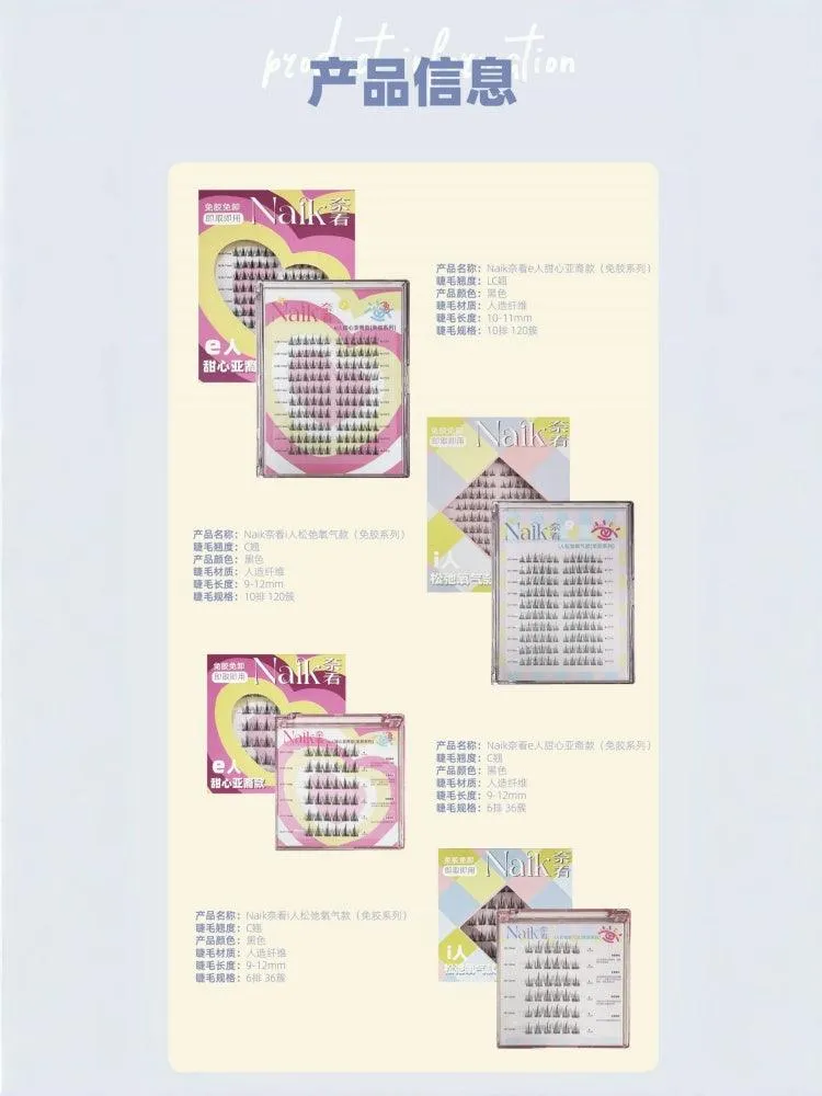 Naik Glue Free False Eyelashes Natural Look NK003