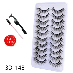 Natural 3D Mink Lashes natural mink lash extensions Reusable False