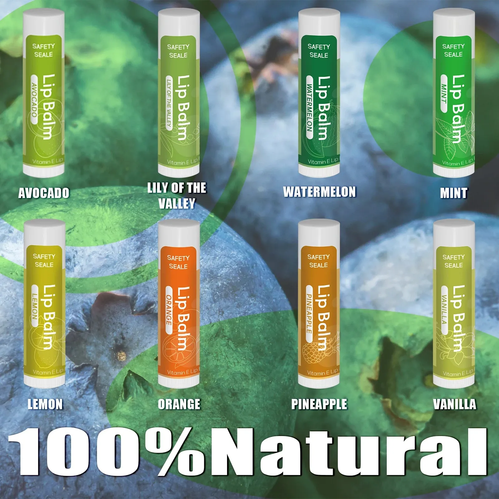 Natural Lip Balm Variety Pack