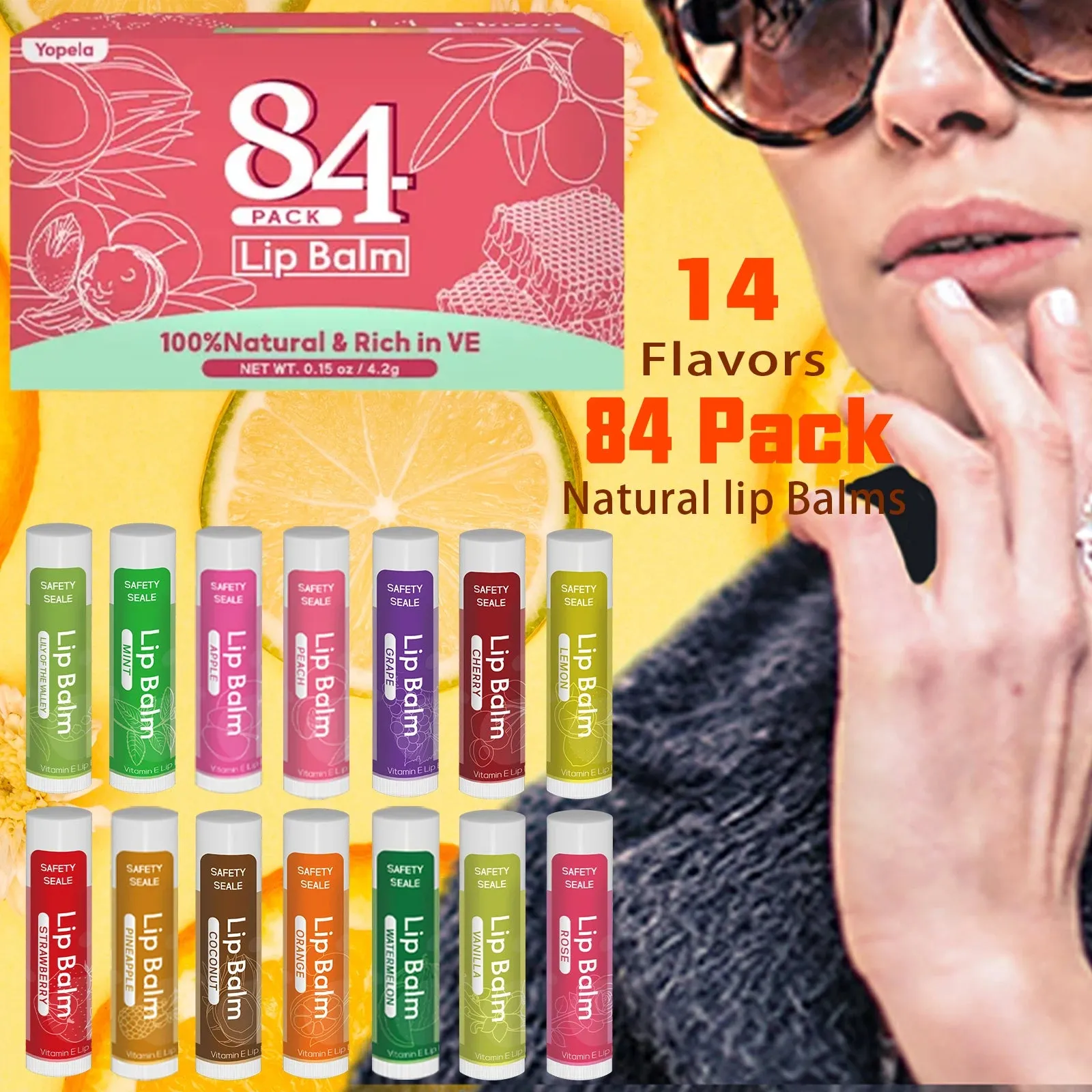 Natural Lip Balm Variety Pack