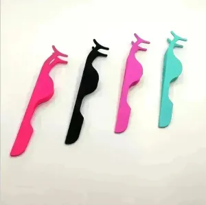 Natural Makeup Eyelash Curler Remover Clip False Eyelash Applicator Tool