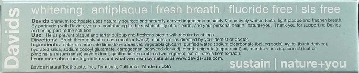 Natural Toothpaste
