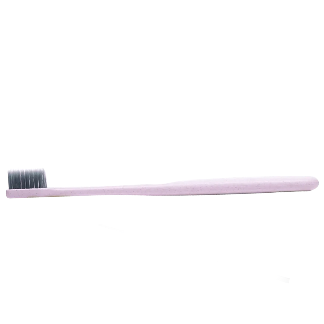 Nature to Nurture Wheat Straw Bamboo Charcoal Toothbrush, 4 yrs & up