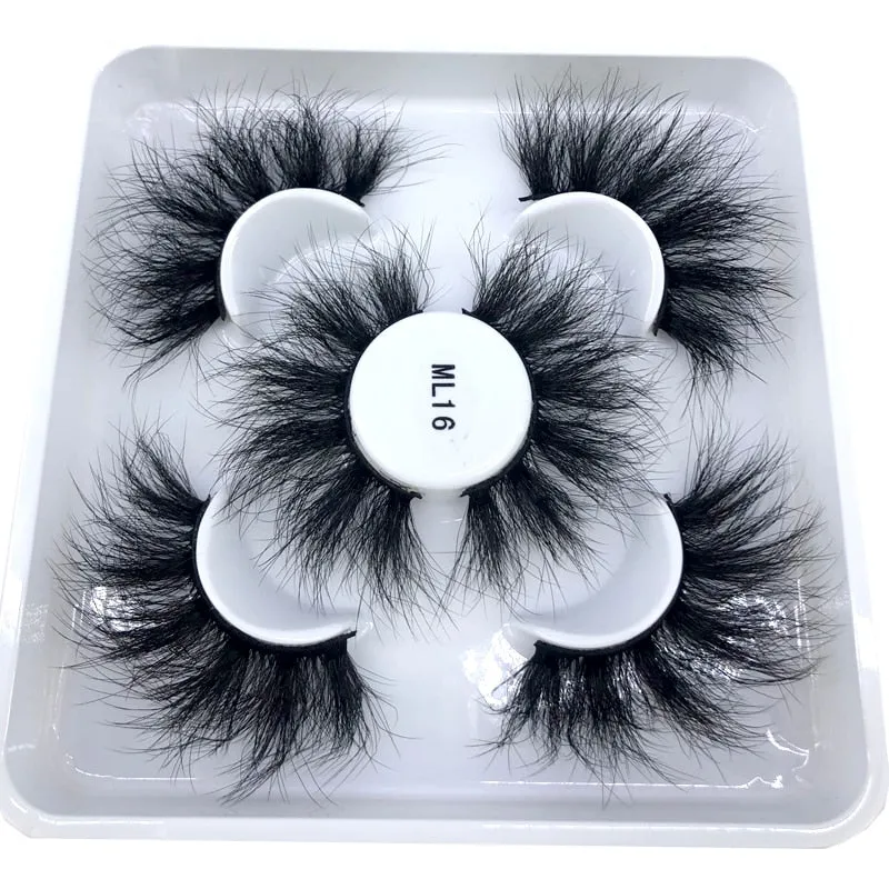 New 3 pairs natural false eyelashes fake lashes long makeup 3d mink lashes eyelash extension mink eyelashes for beauty