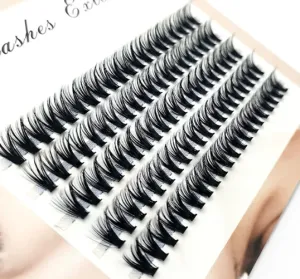 NEW 40/30/20/10D Mink Eyelashes 60/100 Clusters Eyelash Extension Natural Individual False Lashes Russian Volume Lash Makeup Cilia