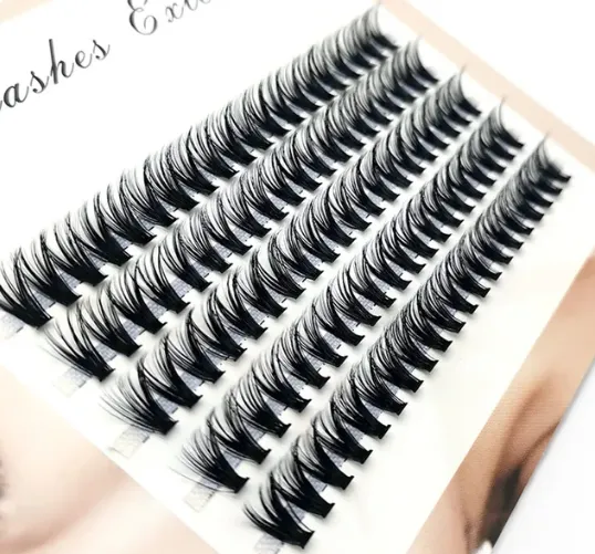 NEW 40/30/20/10D Mink Eyelashes 60/100 Clusters Eyelash Extension Natural Individual False Lashes Russian Volume Lash Makeup Cilia