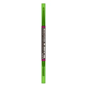 NYX Professional Makeup Blade & Shade, Dual Edged Brow Pencil, Up to 16HR wear, Smooth-glide pigment, Smudge & Transfer Resistant, Shade: Espresso