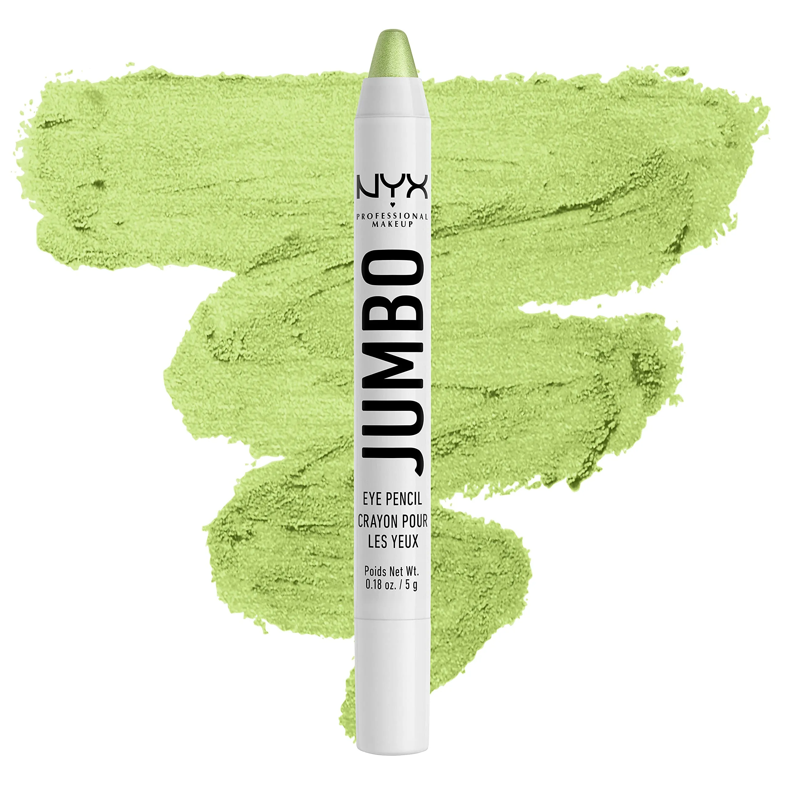 NYX PROFESSIONAL MAKEUP Jumbo Eye Pencil, Eyeshadow & Eyeliner Pencil - Matcha (Green), 5.1 g (Pack of 1)