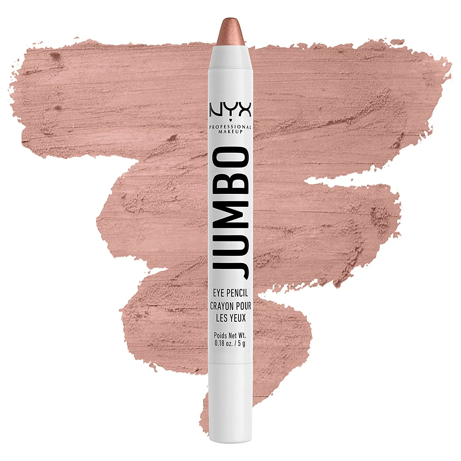 NYX PROFESSIONAL MAKEUP Jumbo Eye Pencil, Eyeshadow & Eyeliner Pencil - Milk (Packaging May Vary)