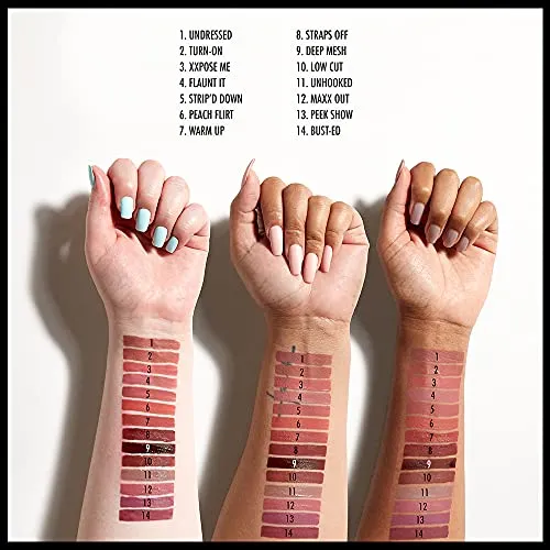 NYX PROFESSIONAL MAKEUP Lip Lingerie XXL Matte Liquid Lipstick - Unhooked (Grey Toned Beige)