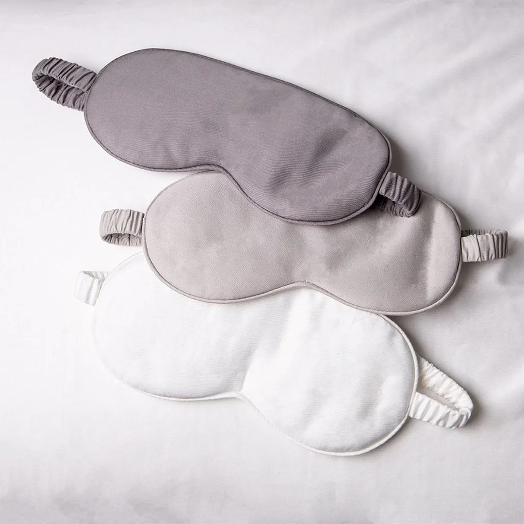 Organic Bamboo Eye mask  GRAY SKY