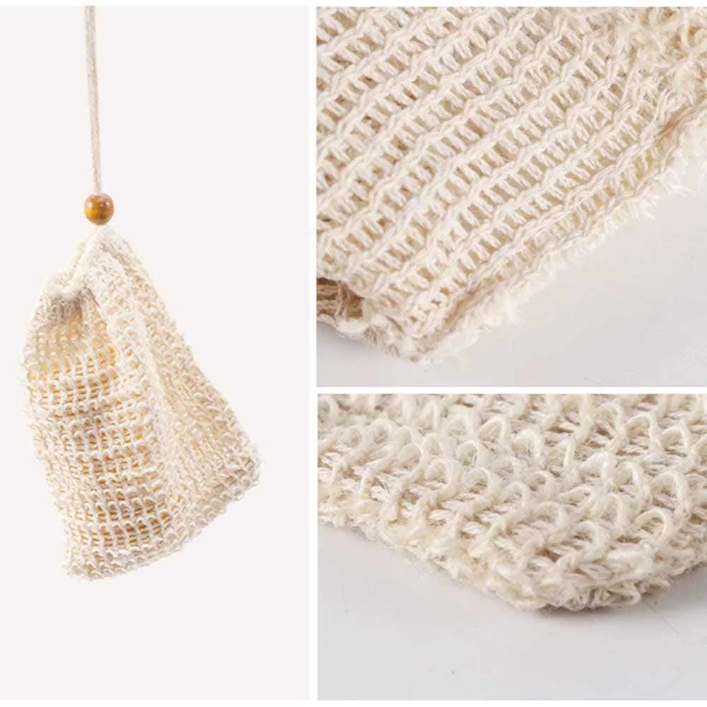 Organic Sisal Jute Soap Saver Pouch