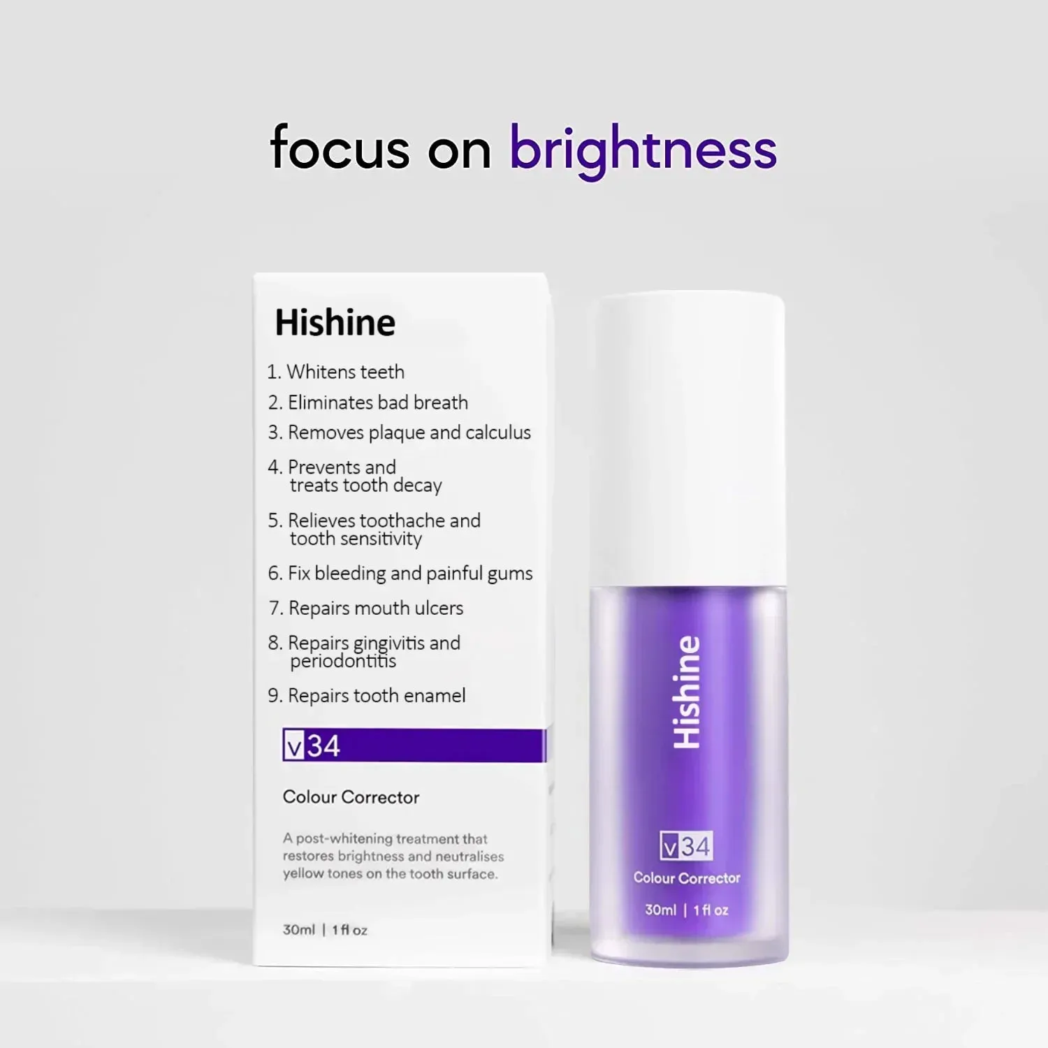 Oveallgo™ Pure Herbal Teeth Whitening Mousse