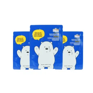 Pack Of 3 | We Bare Bears Moisture Locking Facial Sheet Mask