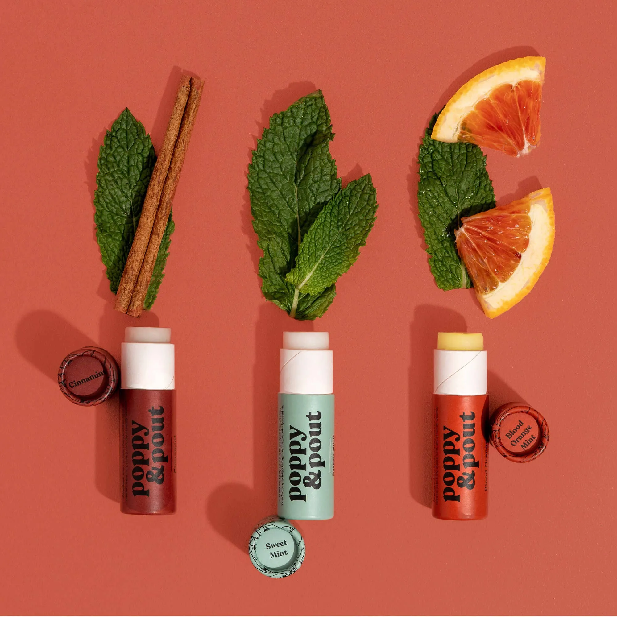 P&P Lip Balm, Blood Orange Mint
