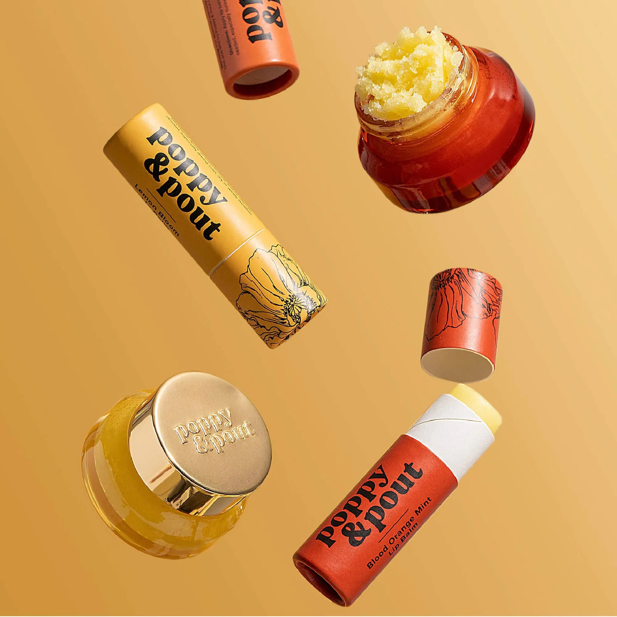 P&P Lip Balm, Blood Orange Mint