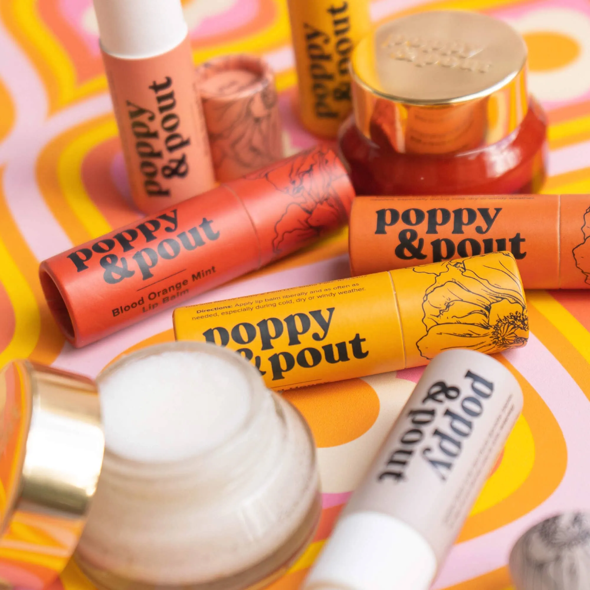 P&P Lip Balm, Blood Orange Mint