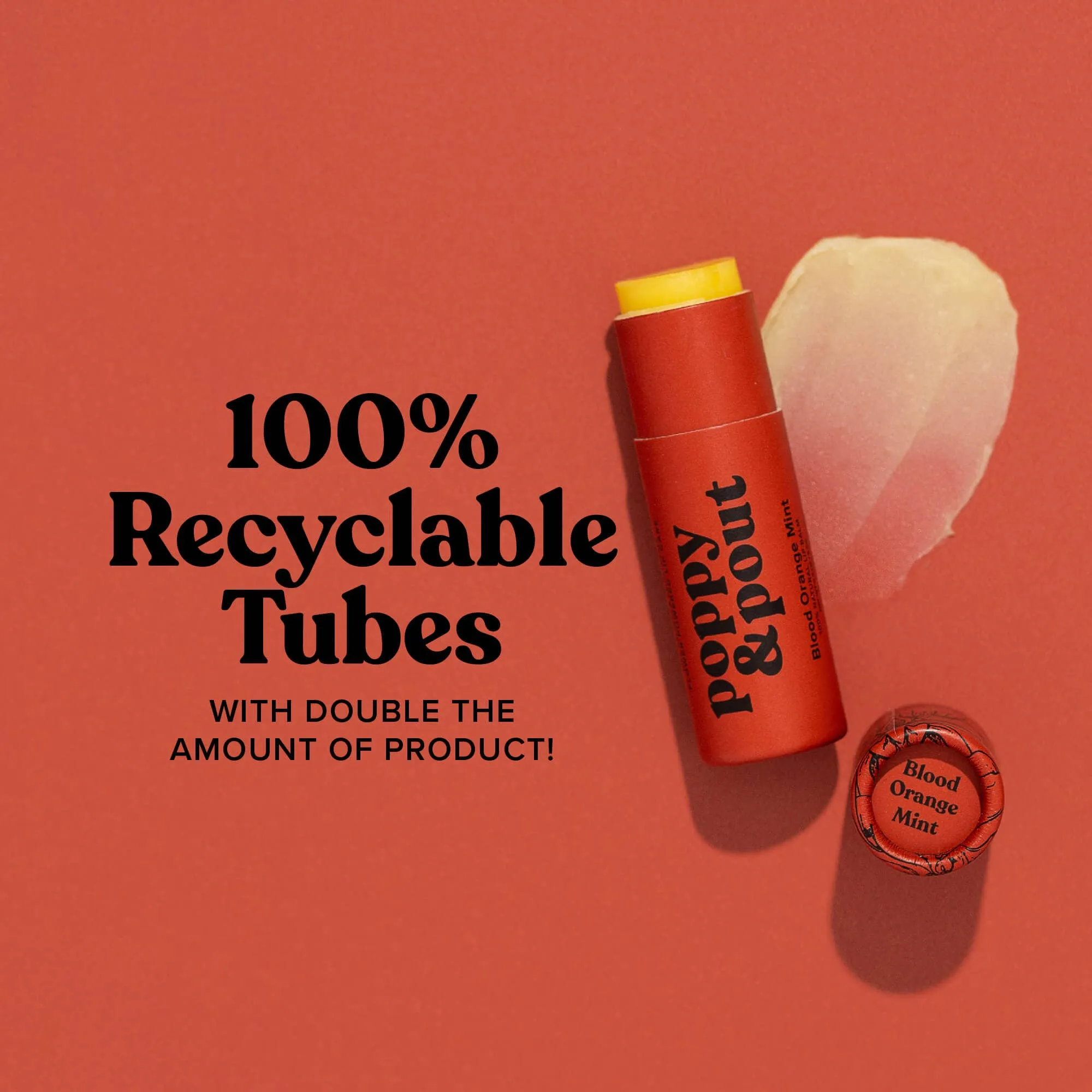 P&P Lip Balm, Blood Orange Mint