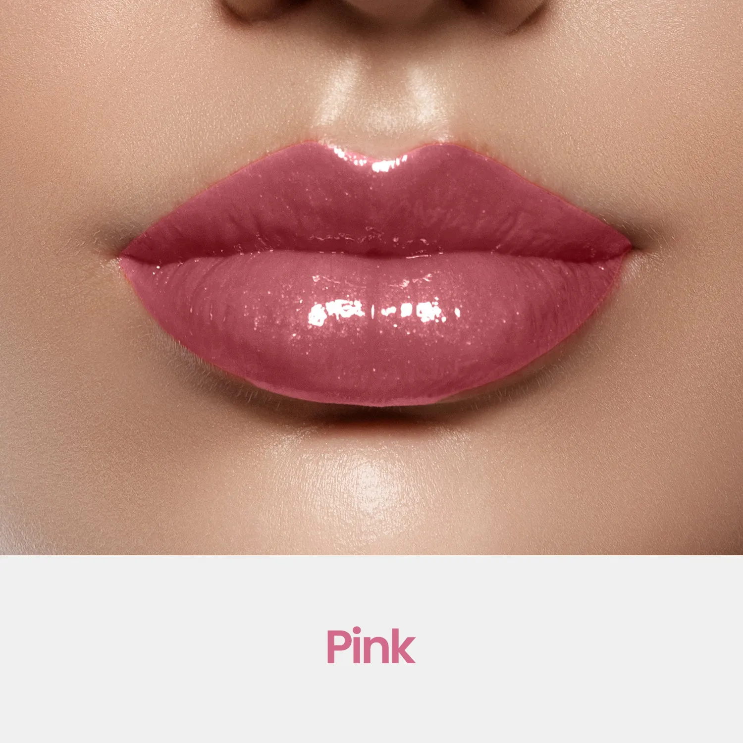Pink Peony - 3Pcs Lip Kit, Lip Gloss, Lipstick & Lipliner Kit - Pink