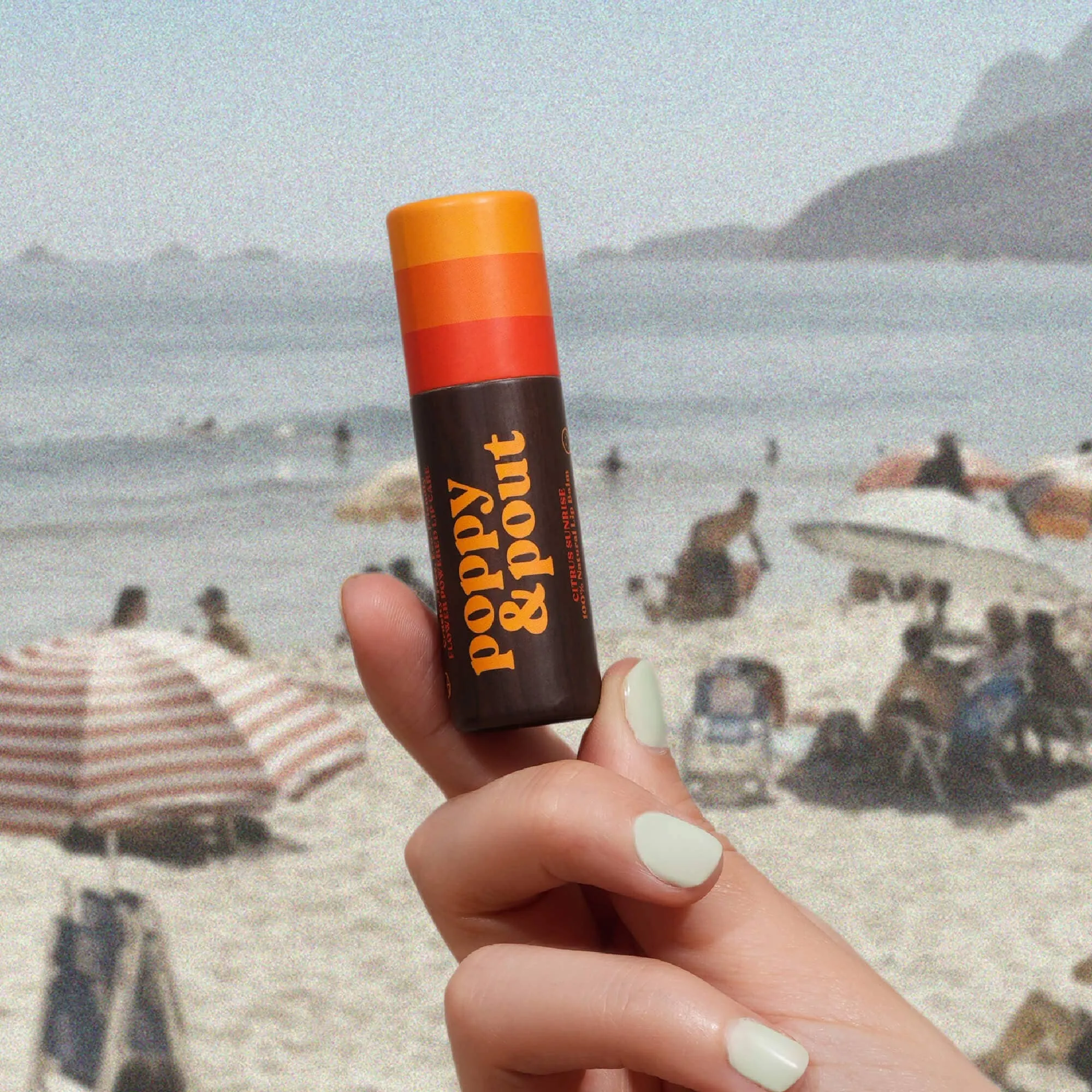 Poppy & Pout - Citrus Sunrise Retro Surf Lip Balm