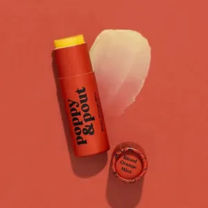 Poppy & Pout Lip Balm - Blood Orange Mint