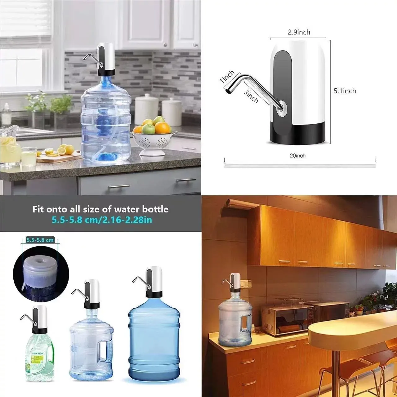 Portable Electric Bottle Pump
