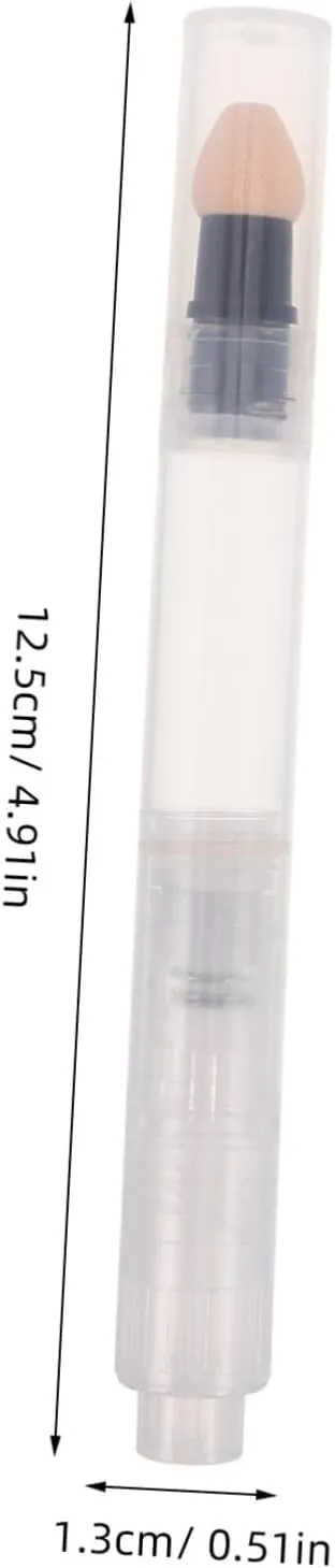 Press-type Makeup Powder Pen for Loose Powder Lip Gloss Containers Lip Makeup Brush Refillable Dispenser
