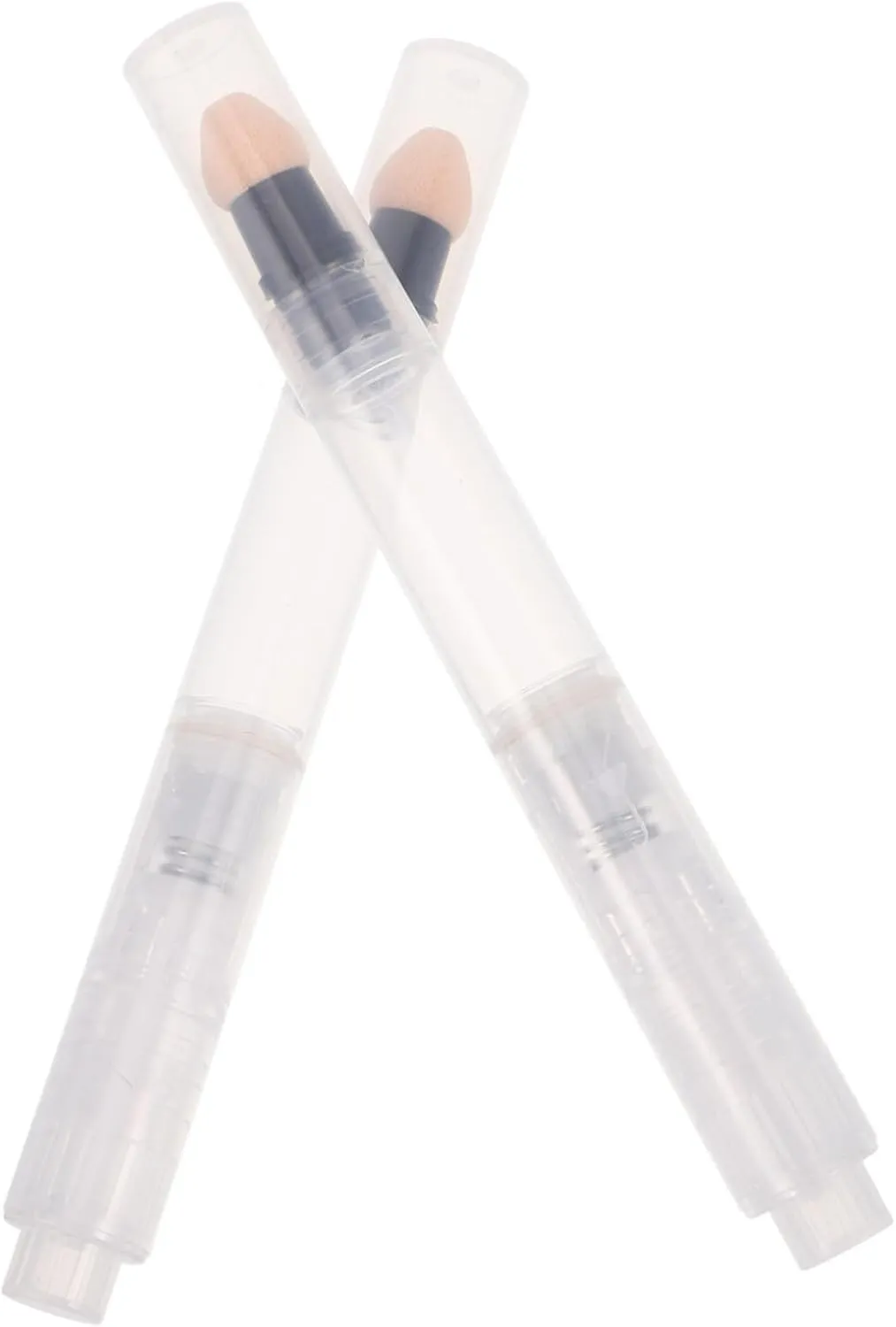 Press-type Makeup Powder Pen for Loose Powder Lip Gloss Containers Lip Makeup Brush Refillable Dispenser