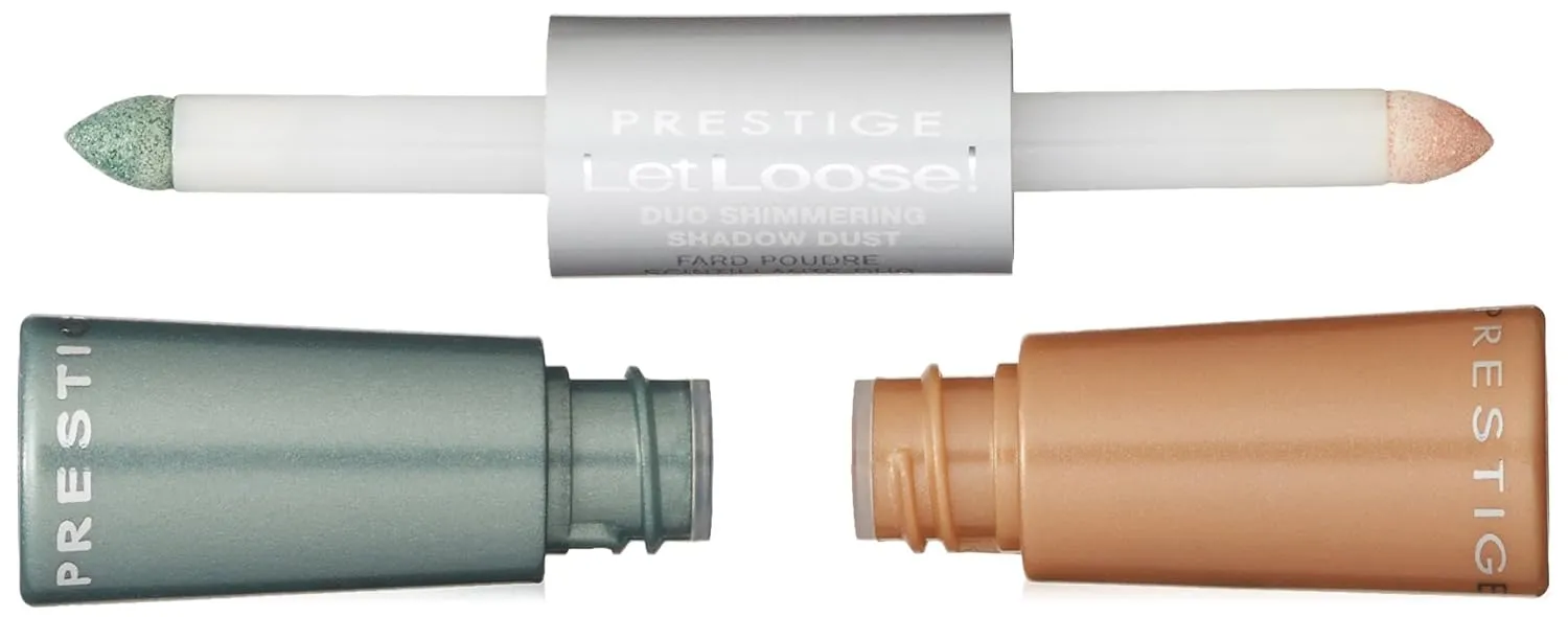 Prestige Cosmetics Prestige Let Loose Duo Shimmering Shadow Dust, Lily Pad, 0.04 Ounce
