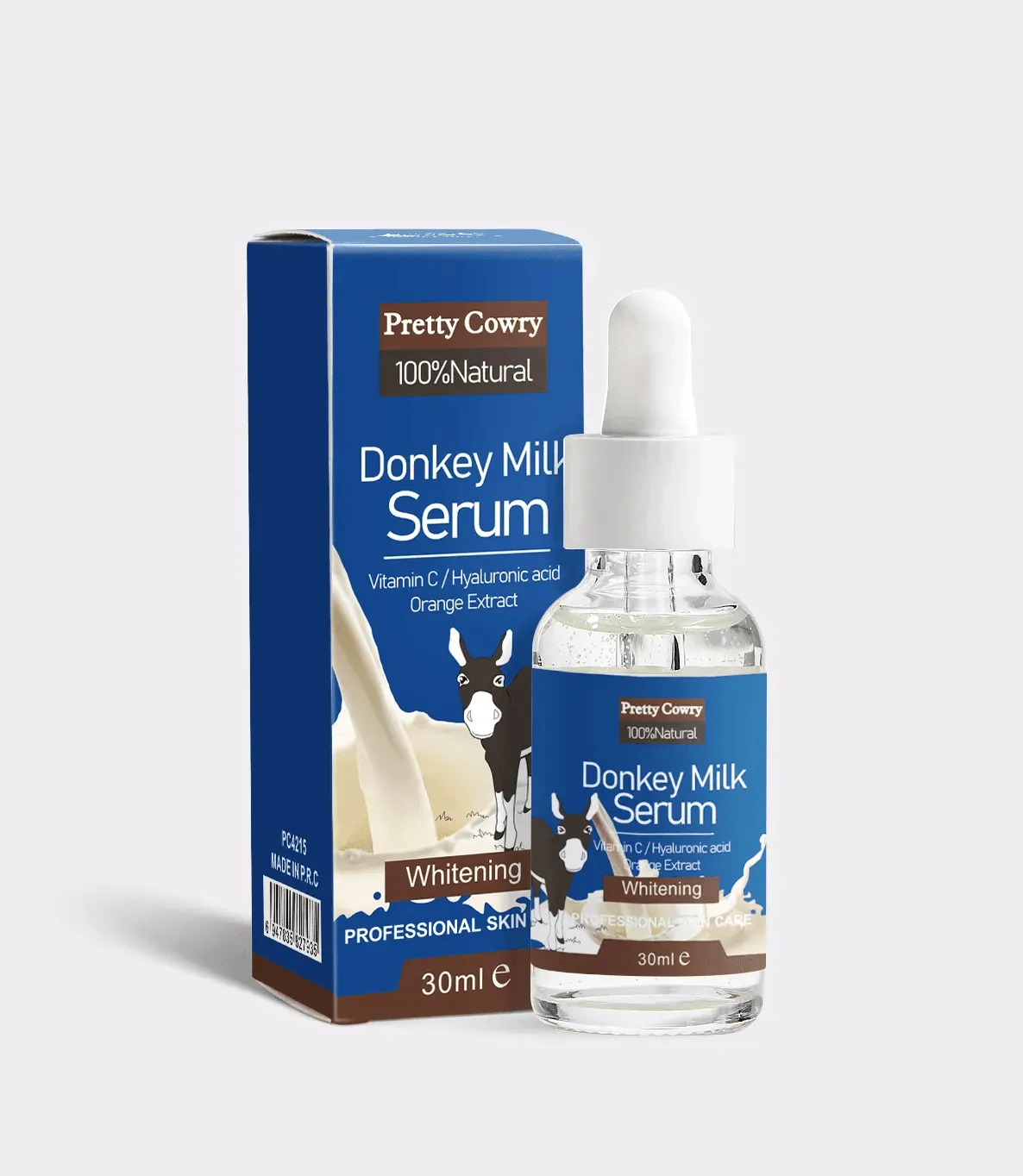 Pretty Cowry - 100% Natural Donkey Milk Serum 30ml