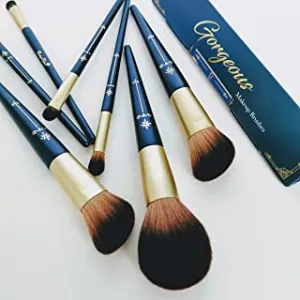 Professional Makeup Brushes Set /Ultra Soft Bristles/1 Powder Brush 1 Blush Brush and 2 Eyeshadow Brushes GORGEOUS by Ready to Shine