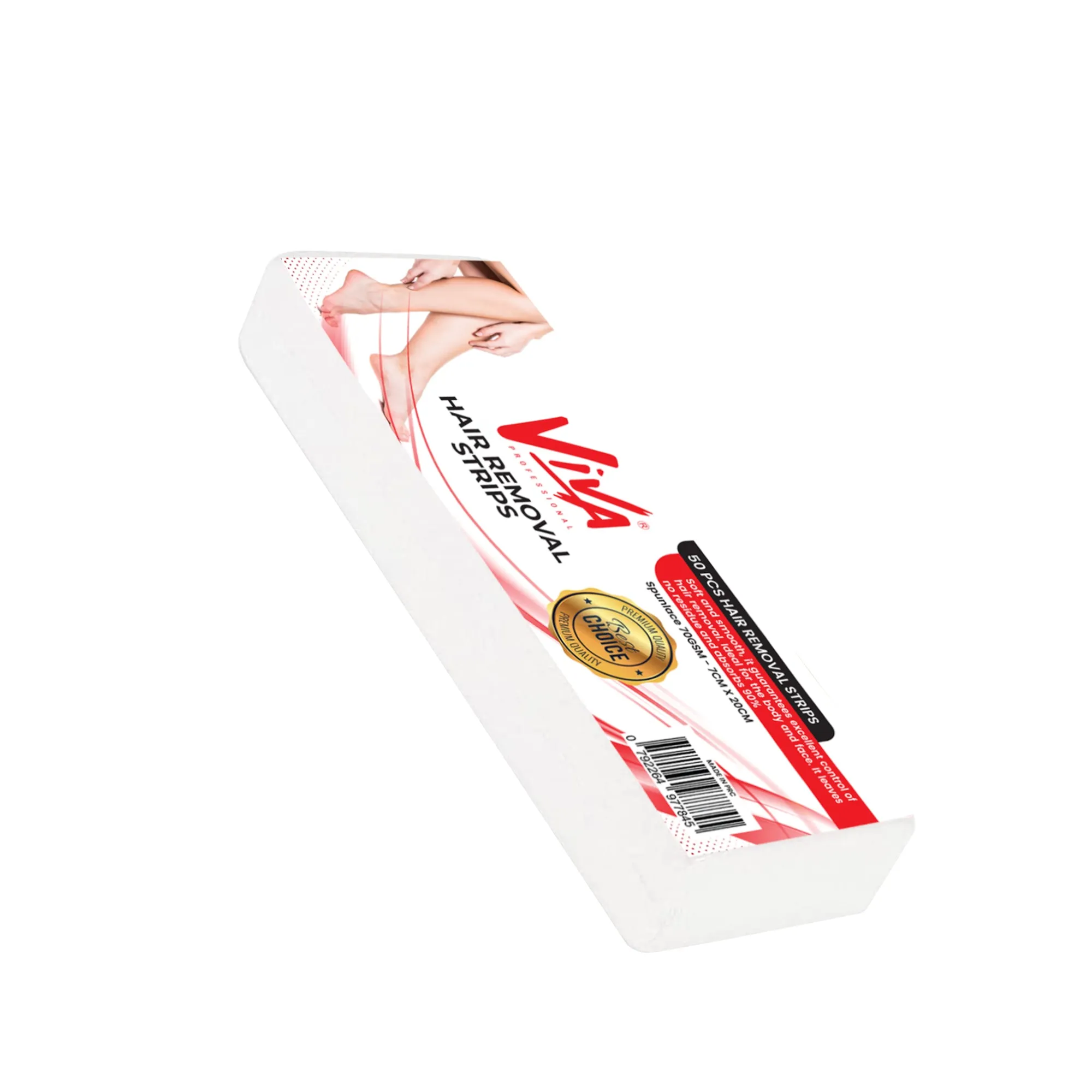 Professional Paper Non-Woven Wax Strips for Hair Removal 50 Pieces Viva