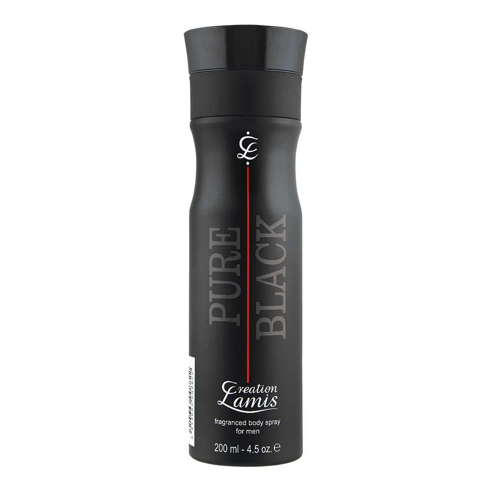 PURE BLACK BODY SPRAY FOR MEN 200ML