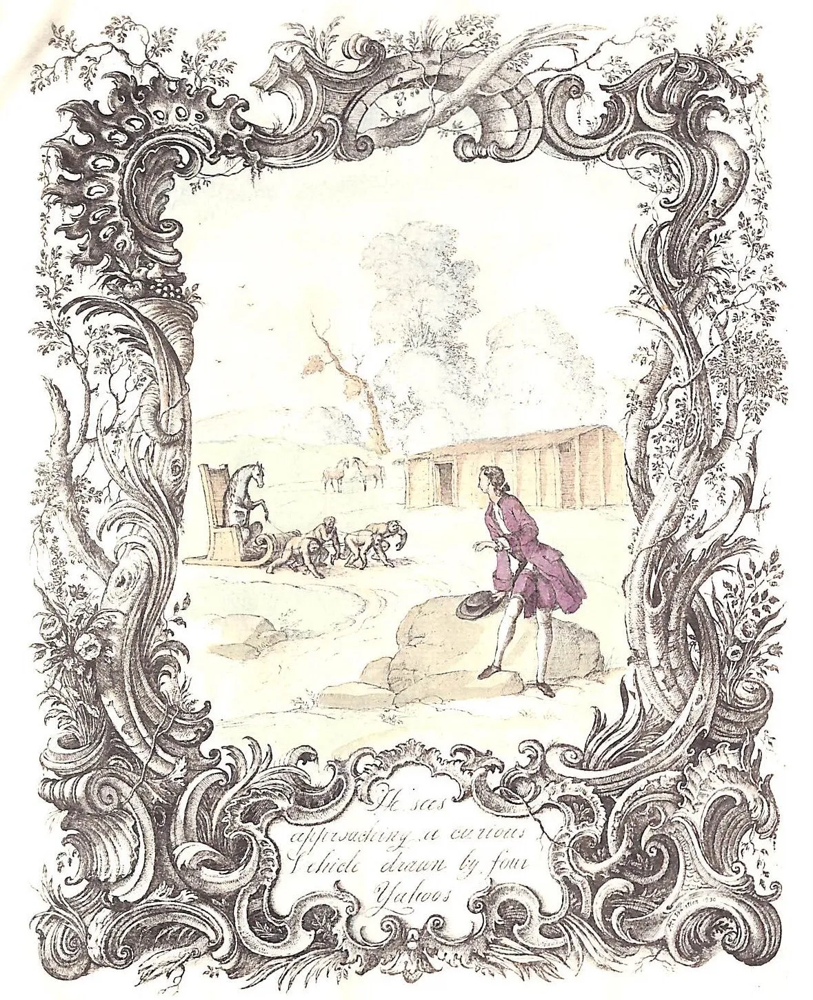 "Engravings By Rex Whistler For Jonathan Swift's Gulliver's Travels" 1971 SWIFT, Jonathan