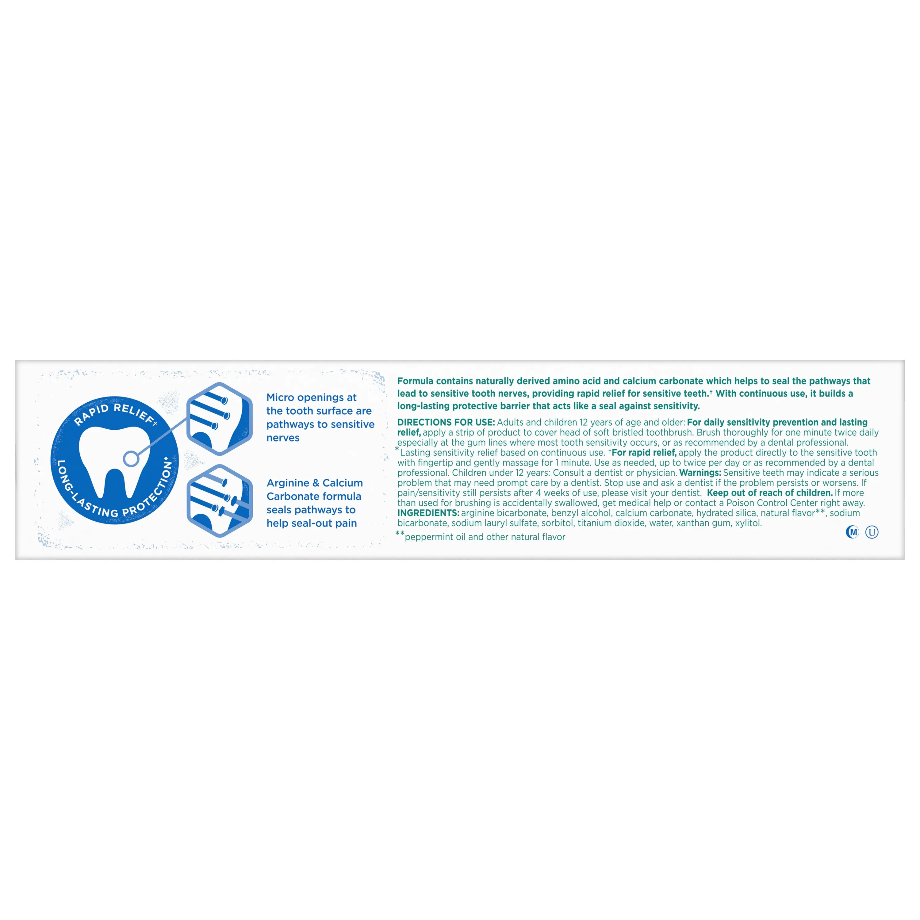 Rapid Relief Sensitive Fluoride-Free Toothpaste