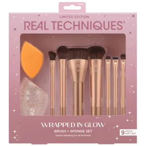 Real Techniques Wrapped In Glow Brush   Sponge Set