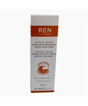 Ren  Clean Skincare Glycol Lactic Radiance ewal Mask With AHA