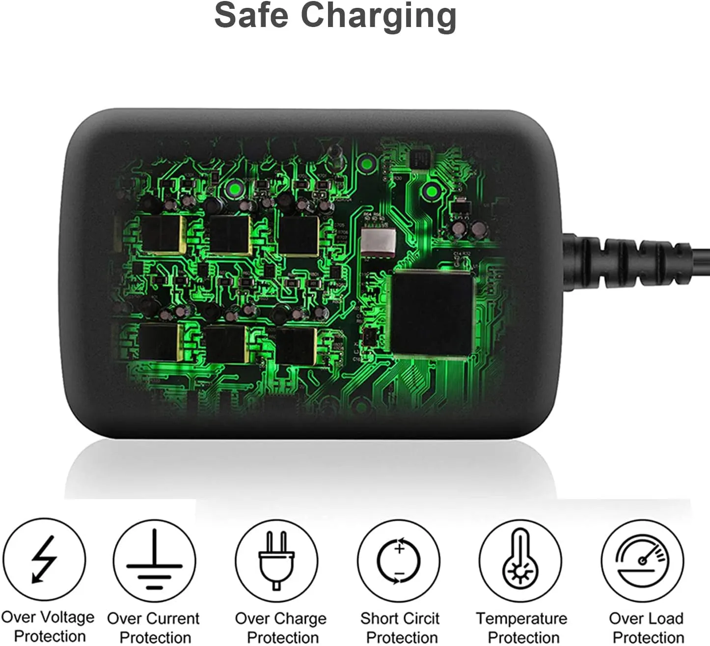 Replacement Charger for Philips Norelco HQ840 Multigroom Series 3000 MG3750 MG3750/50 MG3750/10 MG3750/60 MG3760 MG3760/50 Power Supply Charging Cord 8V