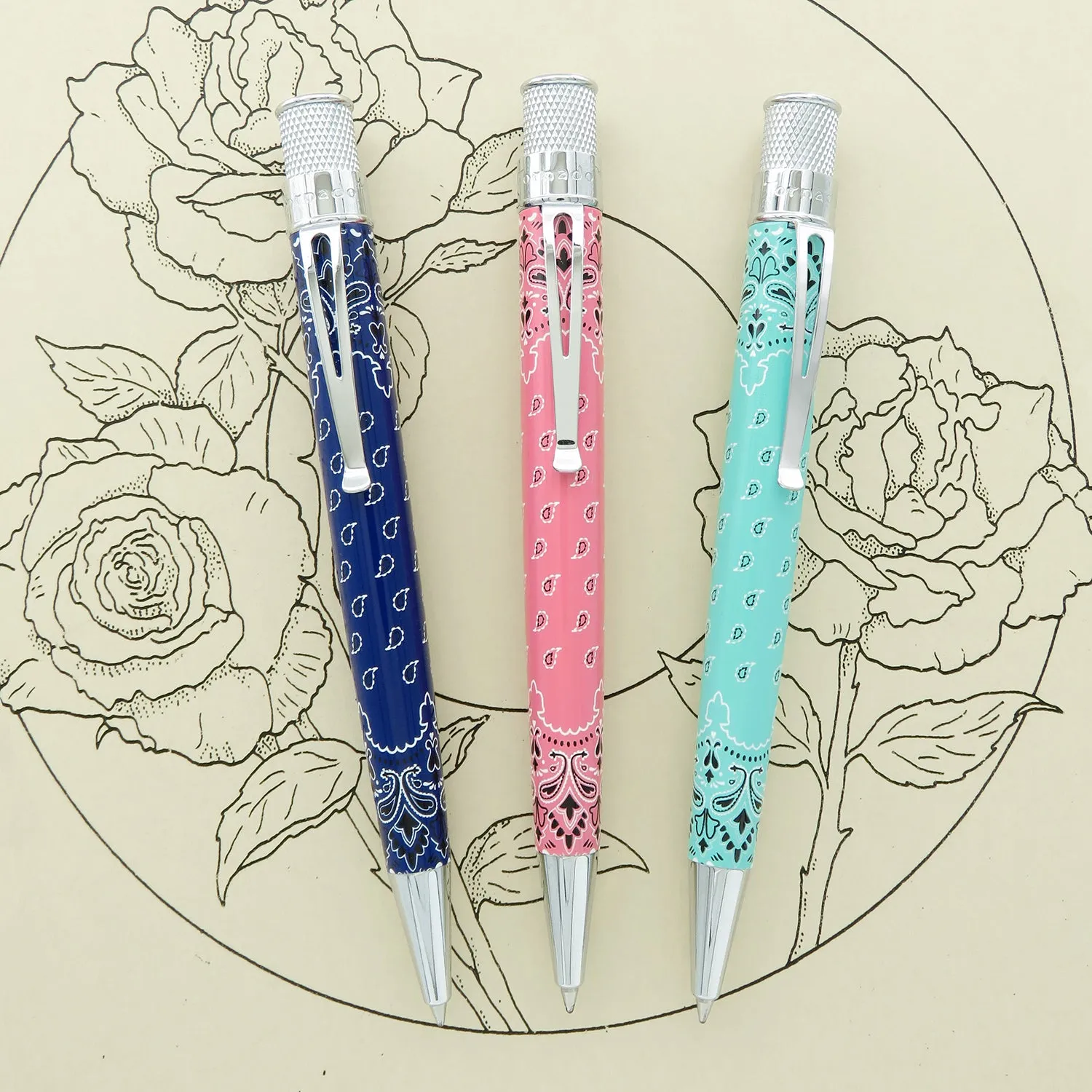 Retro 51 Tornado Popper Bandit Ltd. Ed. Ballpoint Pen Set (Butch, Annie, Doc)