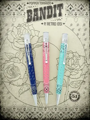 Retro 51 Tornado Popper Bandit Ltd. Ed. Ballpoint Pen Set (Butch, Annie, Doc)