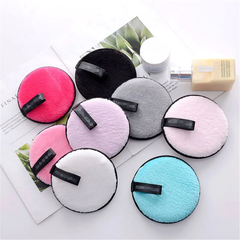 Reusable Soft Makeup Remover Pads for All Skin- 3 pack Microfiber Face Rounds Wipes Heavy Mascara Eye Shadow Facial Cleansing Puffs Foundation