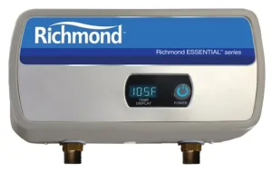 Richmond RMTEX-04 Electric Heater, 29 A, 120 V, 3.5 kW, 0.998 % Energy Efficiency, 0.5 to 2 gpm :EA: QUANTITY: 1