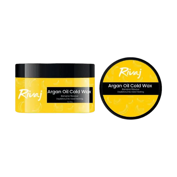 RIVAJ ARGAN OIL BANANA EXTRACT COLD WAX 200GM