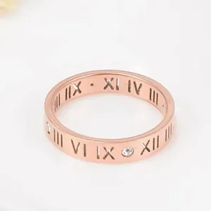 Roman Numericals Ring - Sizes Available (Select From Drop Down)