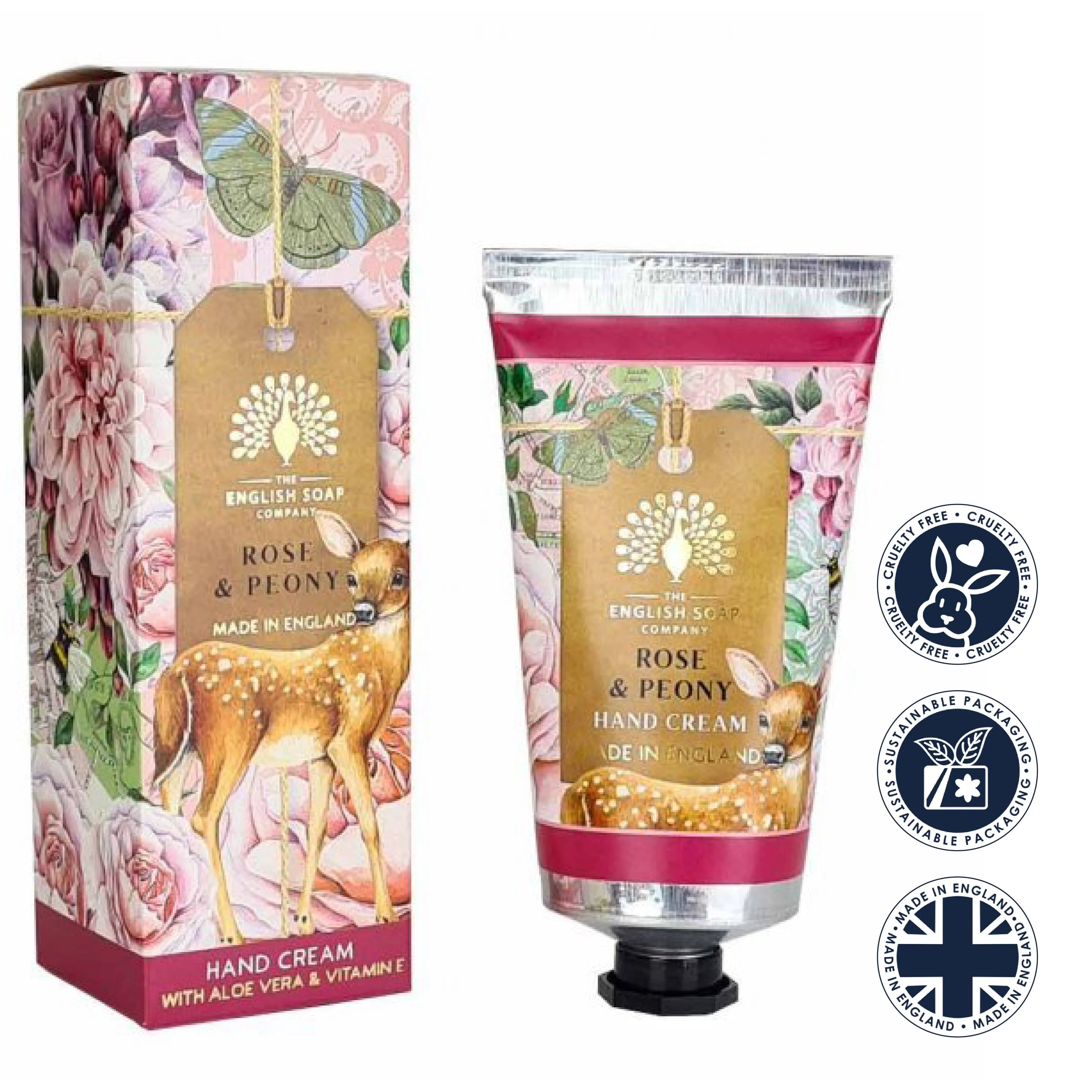Rose and Peony Hand Cream 75ml