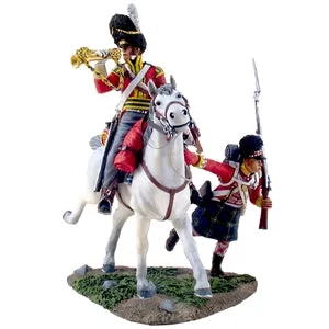 SALE - 36061 "Forward Gordon's" No.2 Scots Grey Bugler and Gordon Highlander Waterloo 1815