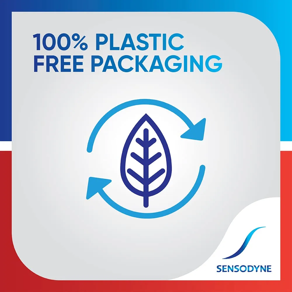 Sensodyne Sensitivity & Gum Manual Toothbrush for adults with Soft Bristles & Duoflex Neck, 3pcs Pack